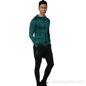 Ерлер жаттығулары Hooded Sports Choodies спорттық жаттығулары